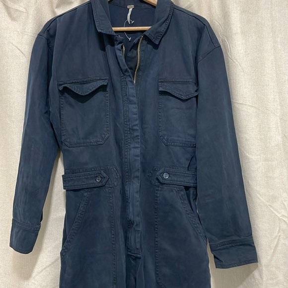 Navy Jumpsuit - Picture 5 of 7